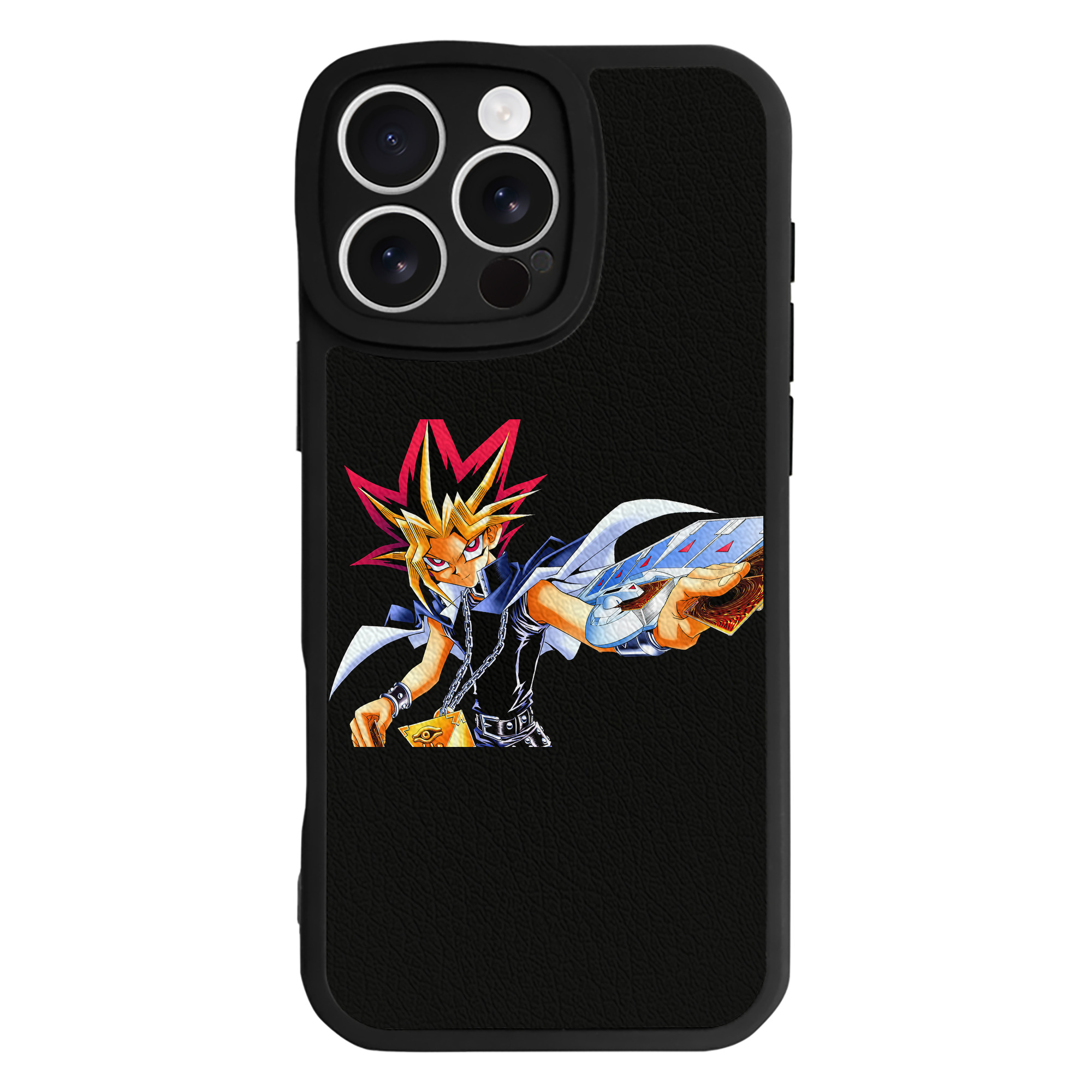 遊☆戯☆王 Yu-Gi-Oh! 【iPhone 16シリーズ対応】シリコンスマホケース（レザー調） 材質：シリコン